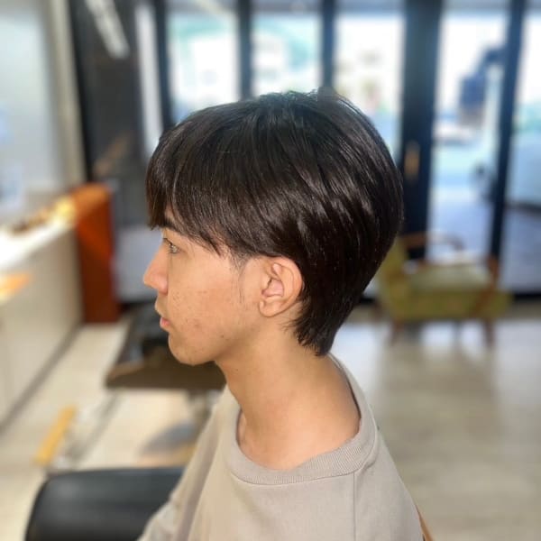 メンズ×ナチュラルマッシュ