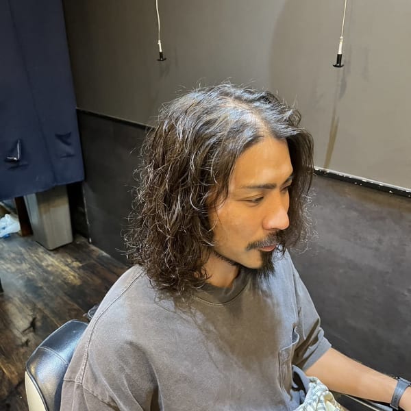 ロングふんわりパーマ