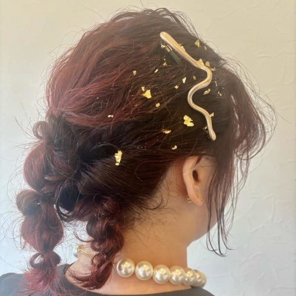 大人可愛い/ヘアセット/お呼ばれ