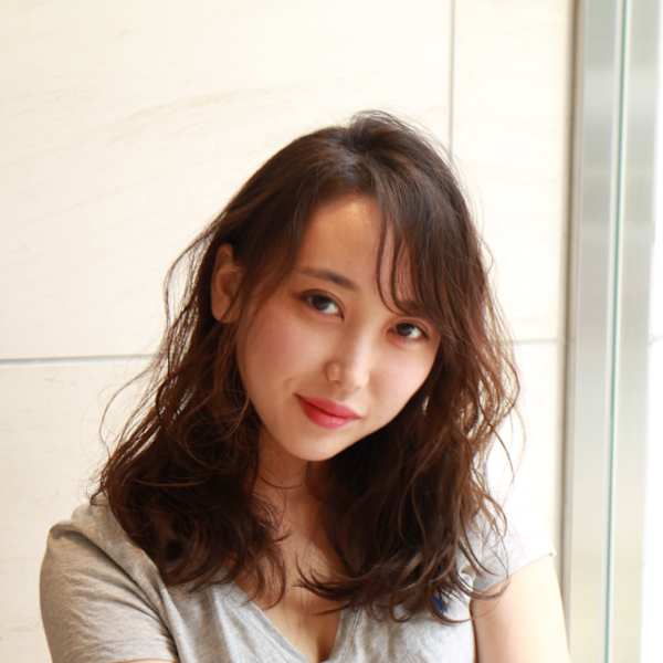 アニオンパーマウェットミディアムカールスタイル|IGREK PARIS 橋本店