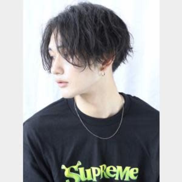 ソフトツイストスパイラルセンターパートミディアム