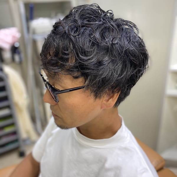 ハードパーマスタイル