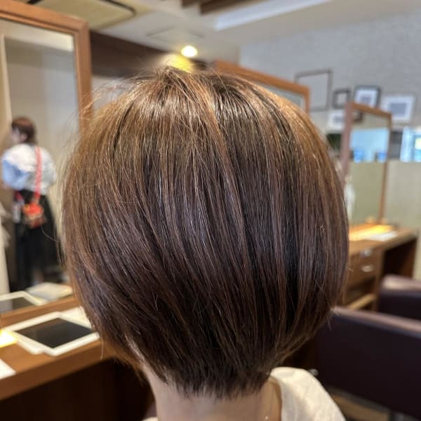 矯正ショートボブ