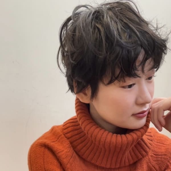 ニュアンスパーマ/ショートス/20代/30代/代官山/中目黒