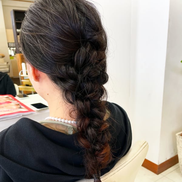 結婚式ヘアセット☆ヘアアレンジ