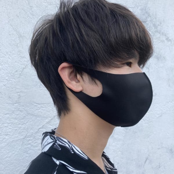 ナチュラルな襟足