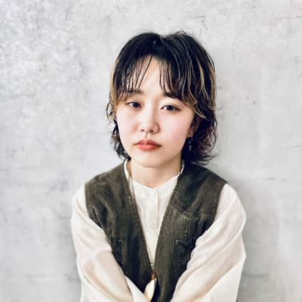 【似合わせ】ウルフパーマ×ハイライト