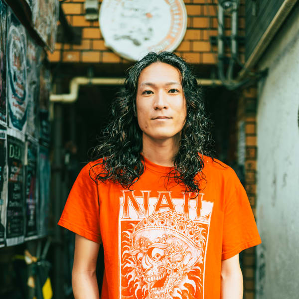 メンズロング×レイヤーパーマ