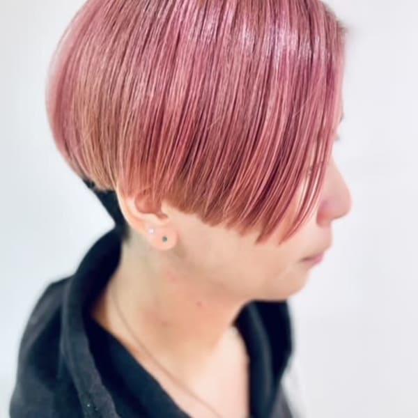 ショートマッシュグラデーション