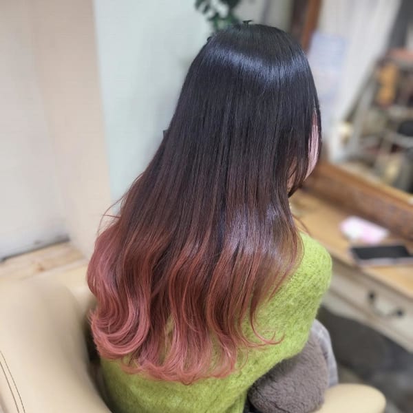 ピンク×グラデーション☆