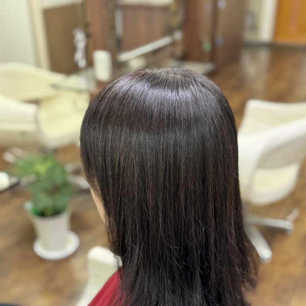 縮毛矯正×髪質改善×カラー