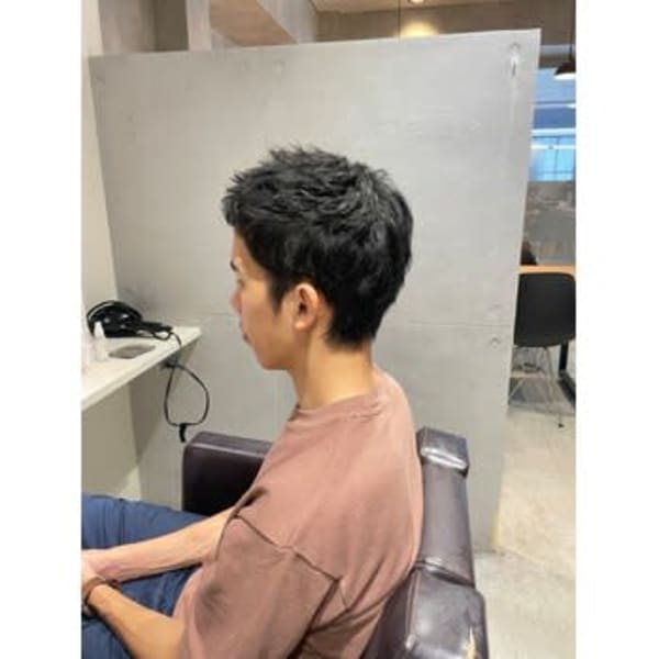 10代20代30代メンズビジネスショートカット|:ideal心斎橋店 ～髪質改善・白髪染め・ヘッドスパ～