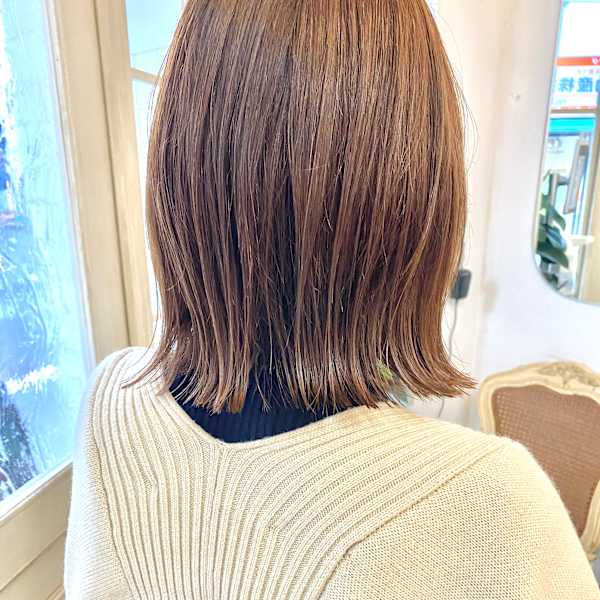 切りっぱなしボブストレート 赤羽池袋板橋十条美容室