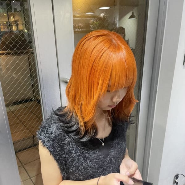 キツネカラー/裾カラー/エンドカラー/ブリーチ