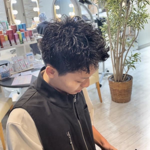 CREA阿部【秦野 スパイキーショート パーマ】