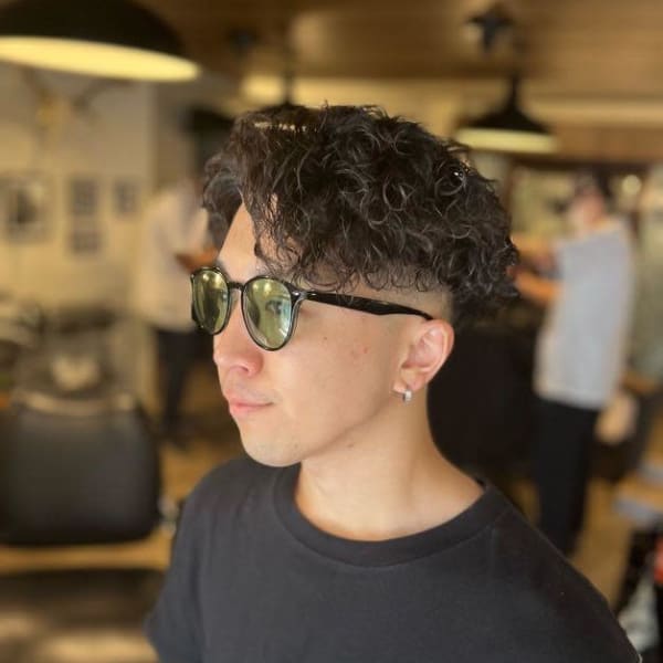 ツイストスパイラルパーマ|@110 BARBER SHOP長浜店 メンズカット/フェード/眉毛/理容室