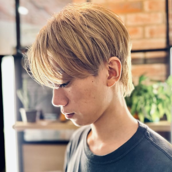 【色気】センターパートウルフ