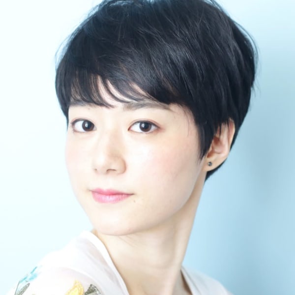 40代50代小顔前髪イメチェンアンブレラカラーショート