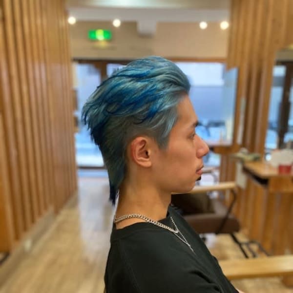 お客様髪質改善データ1455（オーシャンブルー）