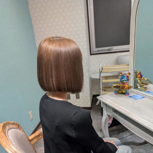 ボブスタイルでイメチェン!