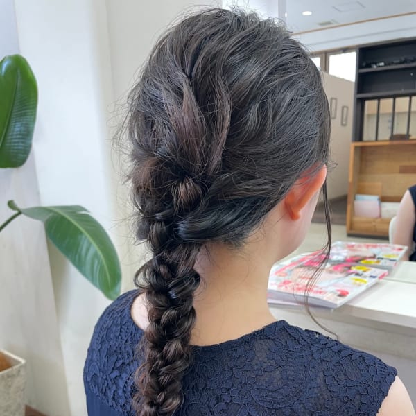 結婚式ヘアセット☆ヘアアレンジ|Hair VERDE