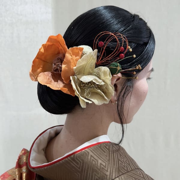 ヘアセット　和装アレンジ