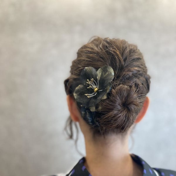 浴衣ヘアセット