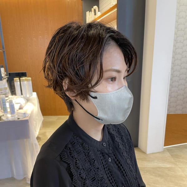 大人女性 ショートパーマ☆小林|SARA Beauty Sight 志免店