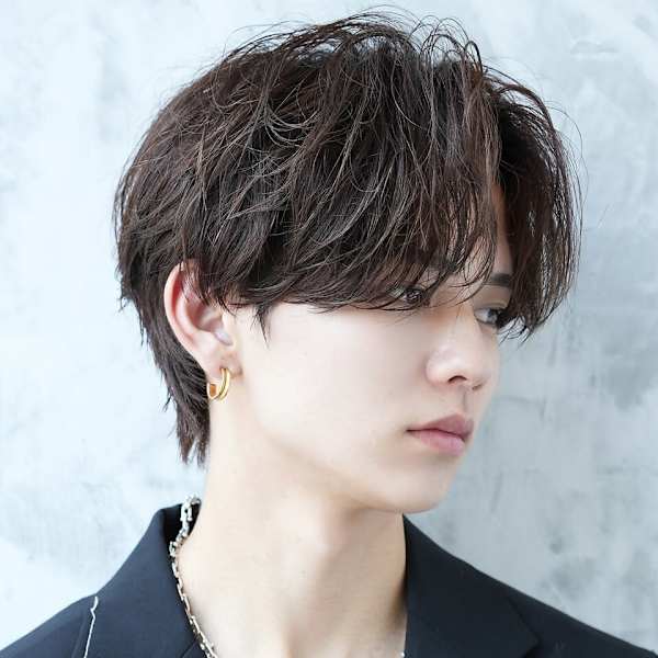 【alpha 新宿】センターパート×中性的