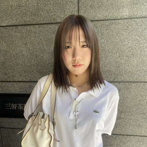 柔らかベージュ/レイヤー/レイヤーカット/三軒茶屋