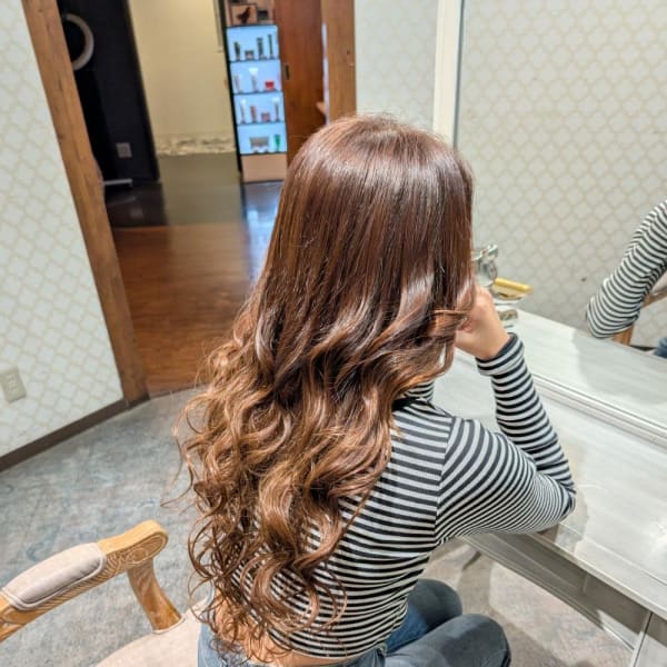 ロングヘアースタイル