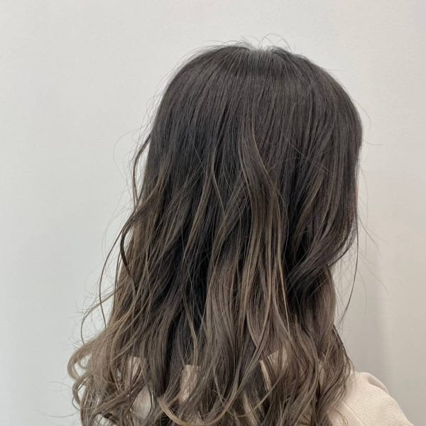 アッシュ系グラデーションカラー