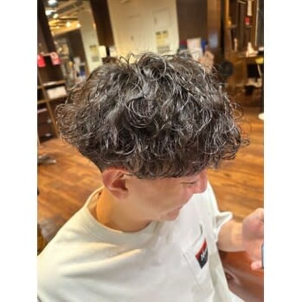 マッシュ×波巻きパーマ♪|RUNSO成田