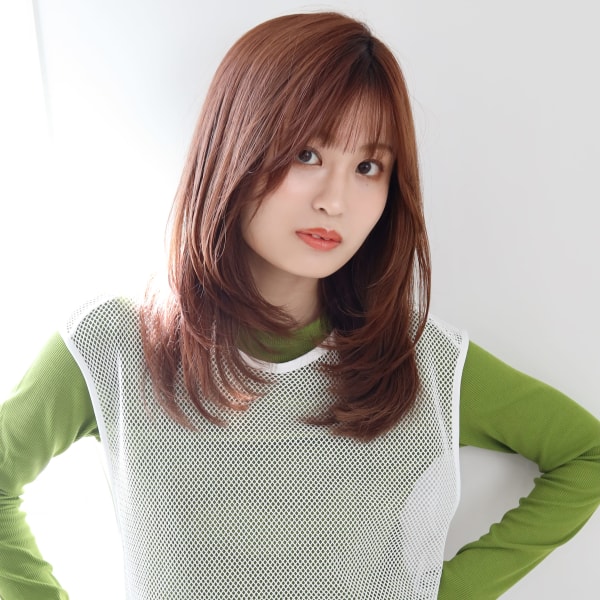 【tetote三宮】ニュアンスカラー/ レイヤーロング|Tetote 三宮本店