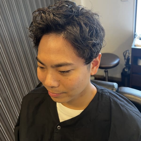 圧倒的爽やかさ~アップバングパーマ~