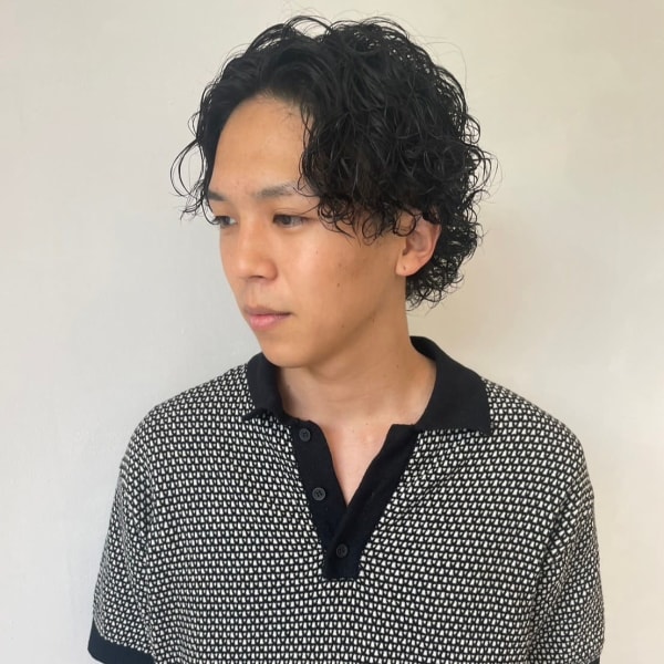 大須 スパイラルパーマ メンズパーマ