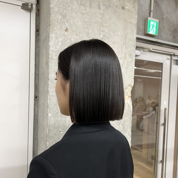 切りっぱなしボブ