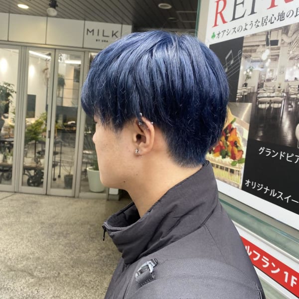 前髪/アンブレラカラー/こなれミディ/イメチェン/ウェーブ|ブリーチ&トリートメント&ショート HETTU 仙台駅前店