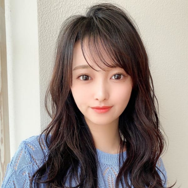 小顔/前髪/ネビージュ/ボブルフ/レイヤーカット/黒髪