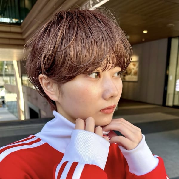 普通のショートに飽きた動きのあるマッシュショート|DAL.渋谷/表参道【ダル】