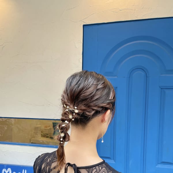 編みおろしヘア|Maelle 元町