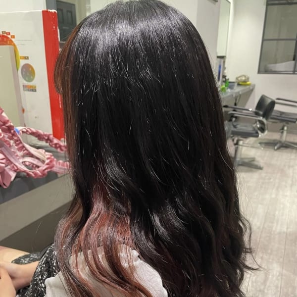 インナーカラー ピンク