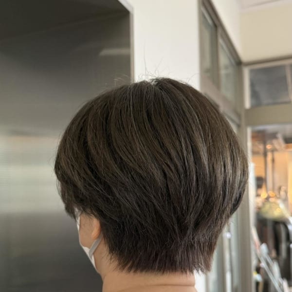 白髪ぼかしハイライトカラー