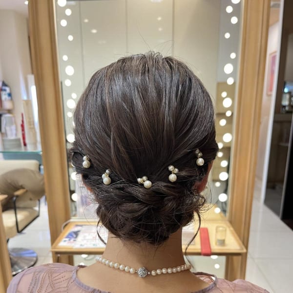 ［なつな］お呼ばれヘア/シニョン