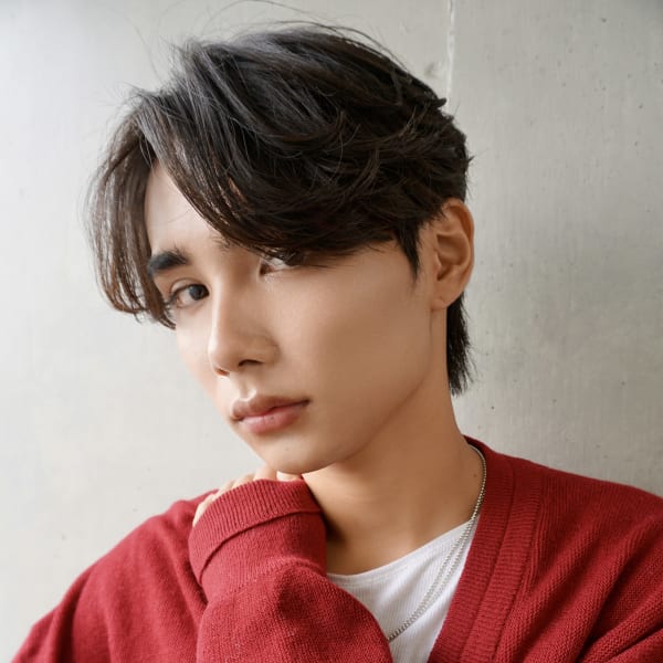 毛流れセンターパート|REVES