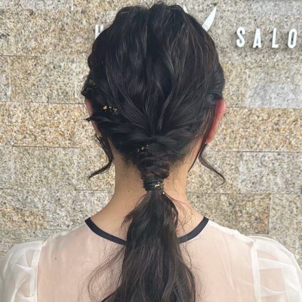 お呼ばれヘア/結婚式ヘア