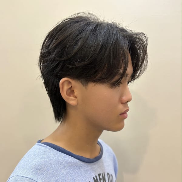 大人毛流れセンターパート|REVES