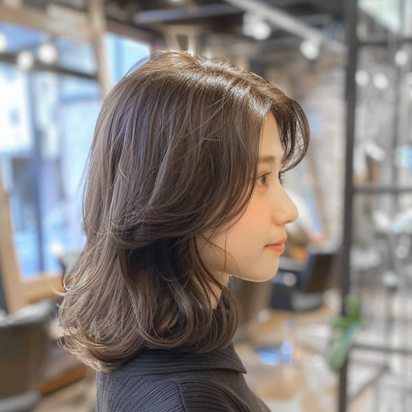 savon hair design casa+×ミディアム