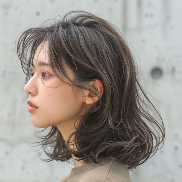 savon hair design casa+×ミディアム