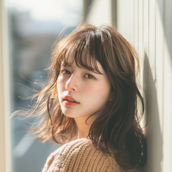 savon hair design casa+×ミディアム